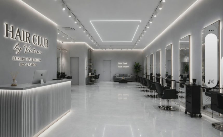 Victoria Hair Club full-service salon experience